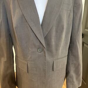 WORTHINGTON Sz 12 Coffee Blazer Workcore Career Preppy NWT